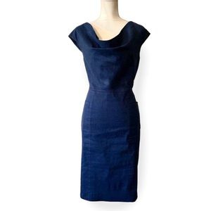 Adrianna Papell‎ Sheath Draped Cambray Dress